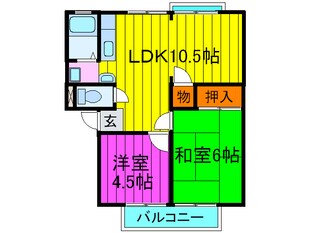 藤井ハイツの物件間取画像